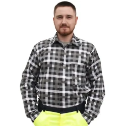 Koszula Flanelowa w drobną kratkę