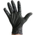 Rękawice nitrylowe ideall GRIP+ czarne - 50 sztuk