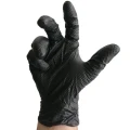 Rękawice nitrylowe ideall GRIP+ czarne - 50 sztuk