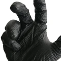 Rękawice nitrylowe ideall GRIP+ czarne - 50 sztuk
