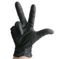 Rękawice nitrylowe ideall GRIP+ czarne - 50 sztuk