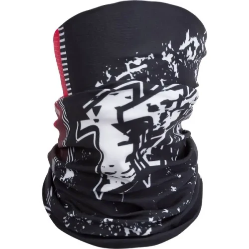 Chusta wielofunkcyjna komin czerwono-czarny z logo