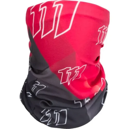 Chusta wielofunkcyjna komin czerwono czarna z logo