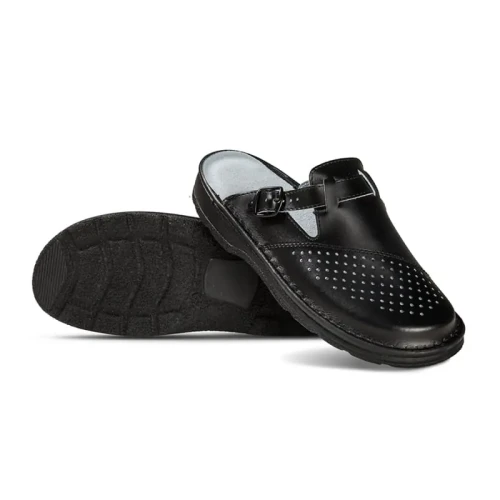 czarne buty gastronomiczne czarne sandały medyczne