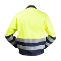 Ostrzegawcza bluza robocza HI-VIS EN ISO 20471 - kolor żółty - widok z tyłu