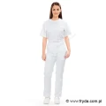 Spodnie damskie TEMIDA - kolor biały