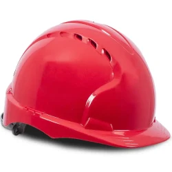 Kask ochronny czerwony