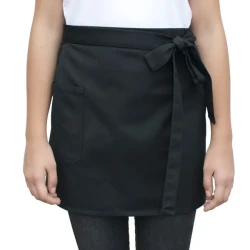 Zapaska kelnerska 40 cm z kieszenią - kolor czarny