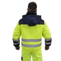 Kurtka PILOT Hi-Vis zółto-granatowa - tył