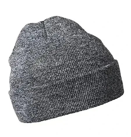 Czapka robocza zimowa - kolor ciemno-szary melaż