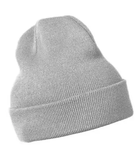 Czapka robocza zimowa - kolor popielaty