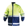 Kurtka Multiochronna Ocieplana Hi-Vis - kolor granatowy CE EN ISO 13688 EN ISO 11611 EN ISO 11612 EN 13034 EN 1149-5 EN ISO 20471