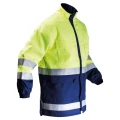 Kurtka Multiochronna Ocieplana Hi-Vis - kolor granatowy CE EN ISO 13688 EN ISO 11611 EN ISO 11612 EN 13034 EN 1149-5 EN ISO 20471