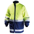 Kurtka Multiochronna Ocieplana Hi-Vis - kolor granatowy CE EN ISO 13688 EN ISO 11611 EN ISO 11612 EN 13034 EN 1149-5 EN ISO 20471