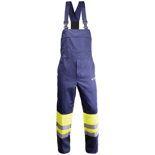 Ogrodniczki Multiochronne Hi-Vis - kolor szary CE EN ISO 13688 EN ISO 11611 EN ISO 11612 EN 13034 EN 1149-5 EN ISO 20471 IEC 61482-2