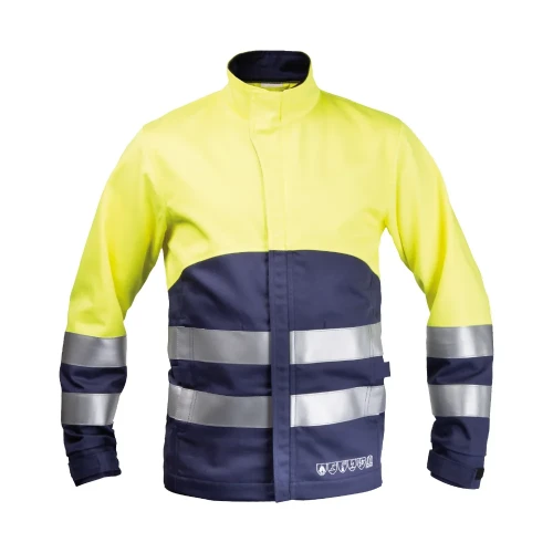 Bluza Multiochronna Hi-Vis - kolor szary CE EN ISO 13688 EN ISO 11611 EN ISO 11612 EN 13034 EN 1149-5 EN ISO 20471 IEC 61482-2
