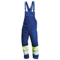 Ogrodniczki Multiochronne Ocieplane Hi-Vis - kolor granatowy CE EN ISO 13688 EN ISO 11611 EN ISO 11612 EN 13034 EN 1149-5 EN ISO 20471