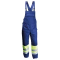 Ogrodniczki Multiochronne Ocieplane Hi-Vis - kolor granatowy CE EN ISO 13688 EN ISO 11611 EN ISO 11612 EN 13034 EN 1149-5 EN ISO 20471