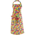 Fartuch kucharski przedni - z nadrukiem owoców