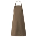 Fartuch barmański z zatrzaskami - kolor brązowy