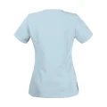 Bluza medyczna damska z krótkim rękawem - kolor błękitny