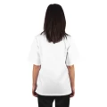 Bluza uniwersalna damska biała krótki rękaw