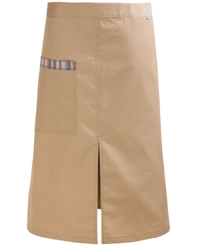 Zapaska z kieszenią i rozcięciem 70 cm - kolor beżowy