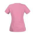 Scrubs bluza medyczna damska z krótkim rękawem - kolor ciemny róż