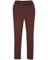 Scrubs spodnie do pasa damskie - kolor brąz czekoladowy