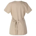 Scrubs bluza medyczna damska wiązana - kolor beżowy