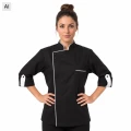 Bluza kucharska 3771 czarno-biała
