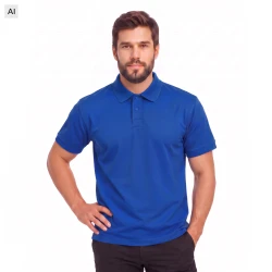 Koszulka Polo męska - kolor niebieski RB