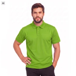 Koszulka Polo męska - kolor zielony LM