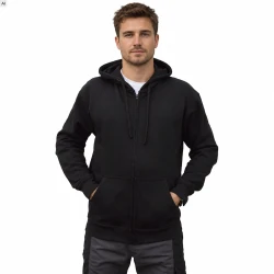 Bluza robocza z kapturem - czarna