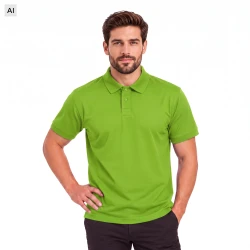 Koszulka Polo męska - kolor zielony LM