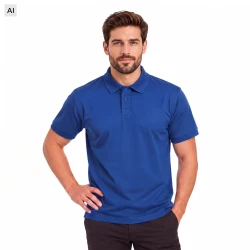 Koszulka Polo męska - kolor niebieski RB