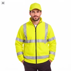 Bluza robocza polarowa z odblaskami (żółta)