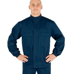 Bluza Trudnopalna dla Spawacza - kolor granatowy CE EN 340, EN ISO 11611, EN ISO 11612