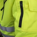 Kurtka PILOT Hi-Vis zółto-granatowa - kieszeń na rękawie