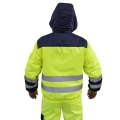 Kurtka PILOT Hi-Vis zółto-granatowa - tył
