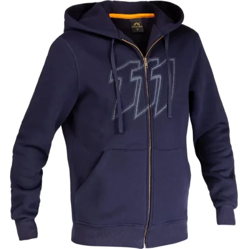 Bluza robocza dzianinowa z kapturem zapinana na zamek