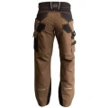 Profesjonalne Spodnie Robocze EARTH BROWN No. 5618 - widok z tyłu