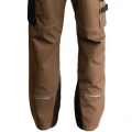 Profesjonalne Spodnie Robocze EARTH BROWN No. 5618 - widok z tyłu dolna część