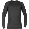 Koszulka termoaktywna z długim rękawem KB czarna - widok z przodu