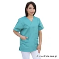 Bluza w serek - miętowa