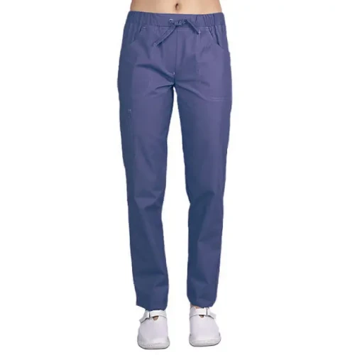 Spodnie do pasa damskie biodrówki - kolor granatowy