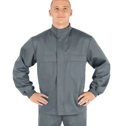 Bluza Trudnopalna dla Spawacza - kolor popielaty CE EN 340, EN ISO 11611, EN ISO 11612