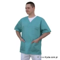 Bluza w serek - miętowa