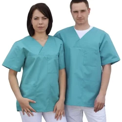 Bluza w serek - miętowa