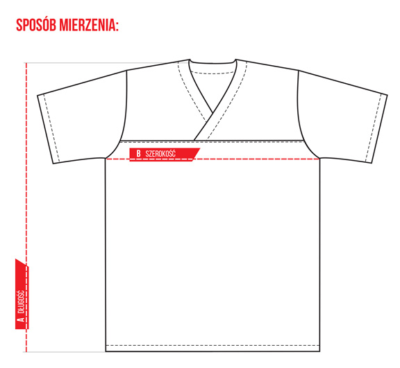 bluza w serek 3494 - Sposób mierzenia